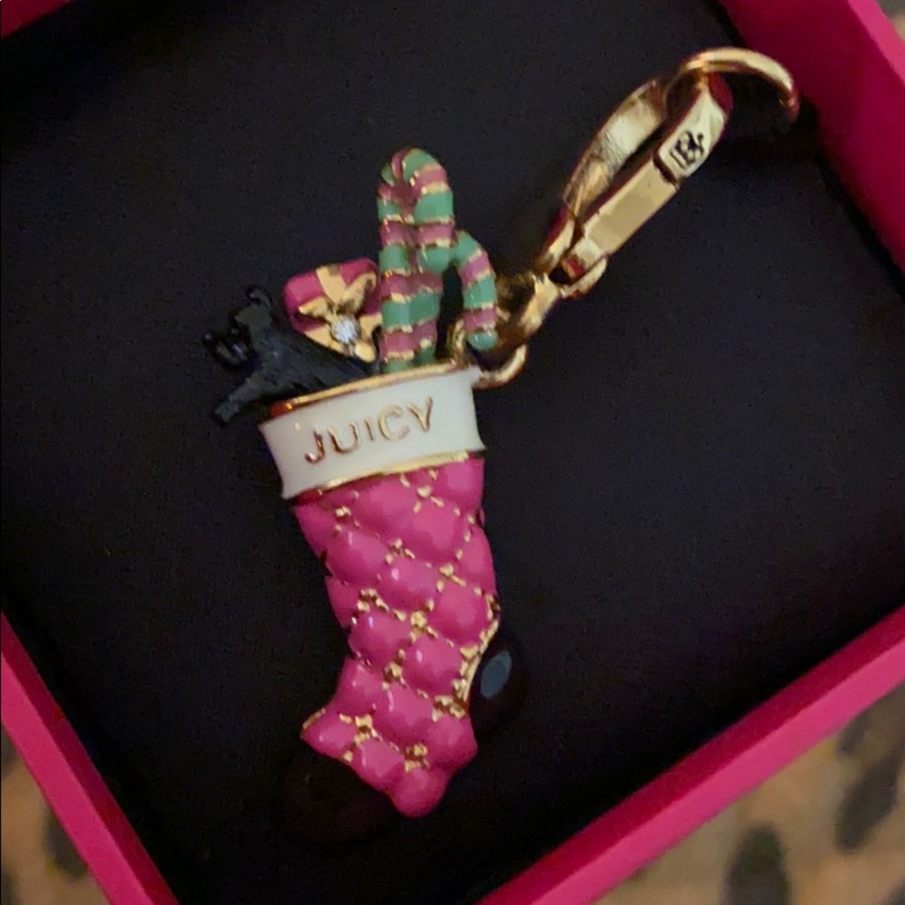NEW Juicy Couture PINK Stocking Charm 💗